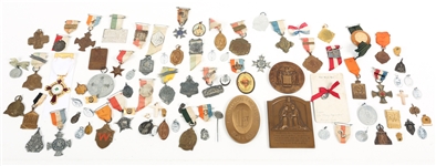 INTERNATIONAL MEDALS, PINS, PENDANTS, AND CHARMS