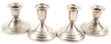 STERLING SILVER CANDLESTICK SETS - TOWLE & NEWPORT