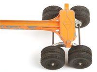 HUBLEY USA TOY ORANGE LOG TRUCK & TRAILER