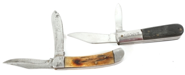 2-BLADE FOLDING POCKETKNIVES - LOT OF 2
