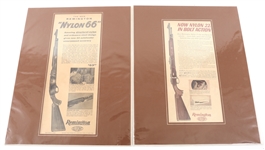 REMINGTON NYLON ADVERTISEMENTS - LOT OF 2