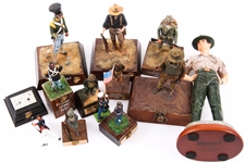 MILITARY USMC MODEL FIGURINES - LOT OF 12