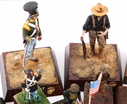 MILITARY USMC MODEL FIGURINES - LOT OF 12