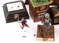 MILITARY USMC MODEL FIGURINES - LOT OF 12