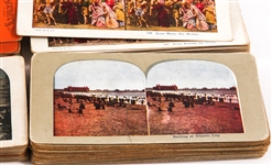 STEREOVIEWER AND STEREOVIEWS - LOT OF 100 IMAGES