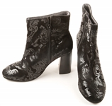WOMEN'S BLACK HIGH HEEL BOOTS - THREE PAIRS