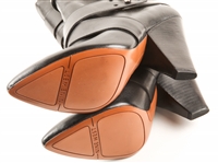 WOMEN'S BLACK HIGH HEEL BOOTS - THREE PAIRS