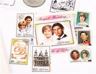 PRINCESS DIANA ROYAL WEDDING & FAMILY STAMPS & MORE