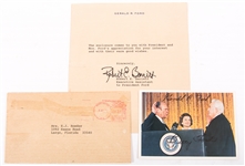 GERALD & BETTY FORD SIGNED PHOTOGRAPH
