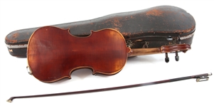 ANTONIUS STRADIVARIUS CREMONENSIS VIOLIN COPY WITH CASE