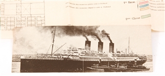 1921 SS PARIS EPHEMERA-PASSENGER LIST, SHIP PLAN & MORE