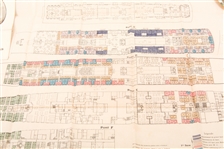 1921 SS PARIS EPHEMERA-PASSENGER LIST, SHIP PLAN & MORE