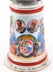 GERMAN ROYAL BAVARIAN 16TH INFANTRY REG PORCELAIN STEIN