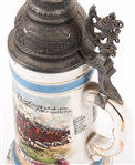 GERMAN ROYAL BAVARIAN 5TH CAVALRY REG PORCELAIN STEIN