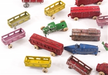 METAL TOY CARS, PLANES, TRAIN CARS & MORE - LOT OF 41