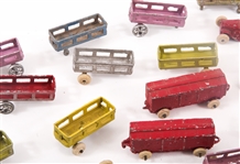 METAL TOY CARS, PLANES, TRAIN CARS & MORE - LOT OF 41