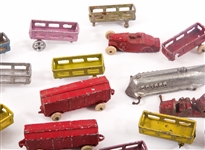 METAL TOY CARS, PLANES, TRAIN CARS & MORE - LOT OF 41