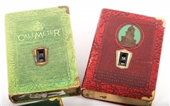 BOOK FORM COIN BANKS - LOT OF 4