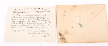 1918 KING GEORGE V LETTER WITH AMERICAN SOLDIER'S NOTE