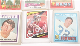 FOOTBALL TRADING CARDS TOPPS, NFL, P.C.G.C - LOT OF 10
