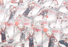1996 FLEER TEXACO USA BASKETBALL CARDS - LOT OF 454