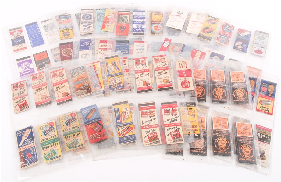 MATCHBOOKS ADVERTISING BRANDS, FRATERNAL ORDERS & MORE