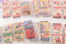 MATCHBOOKS ADVERTISING BRANDS, FRATERNAL ORDERS & MORE