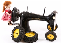 PENNSYLVANIA FOLK ART SINGER SEWING MACHINE TRACTOR