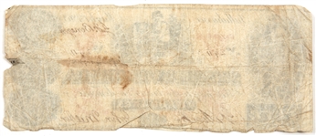 1863 $5 STATE OF FLORIDA, TALLAHASSEE OBSOLETE BANKNOTE