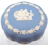 WEDGWOOD BLUE JASPERWARE TRINKET BOXES