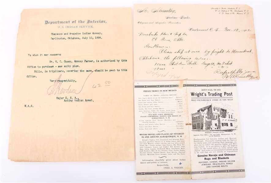 CHEYENNE AND ARAPAHO/US DEPT OF INTERIOR DOCUMENTS