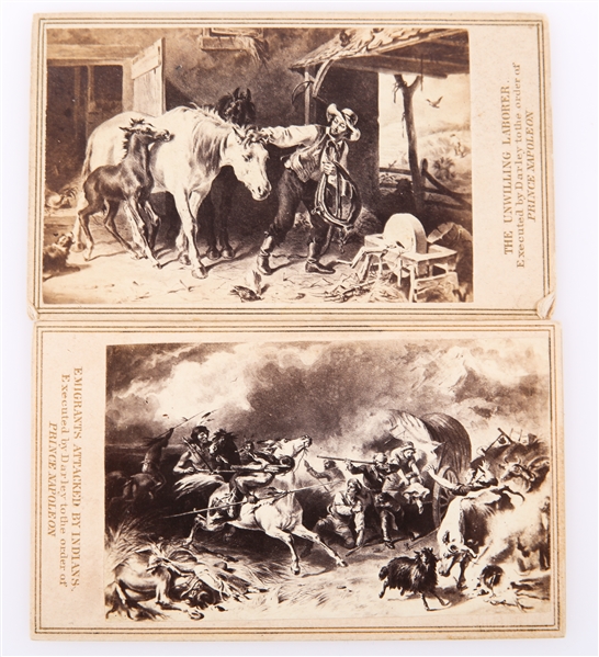 WESTERN CDVs ILL. BY F.O.C DARLEY FOR PRINCE NAPOLEAN