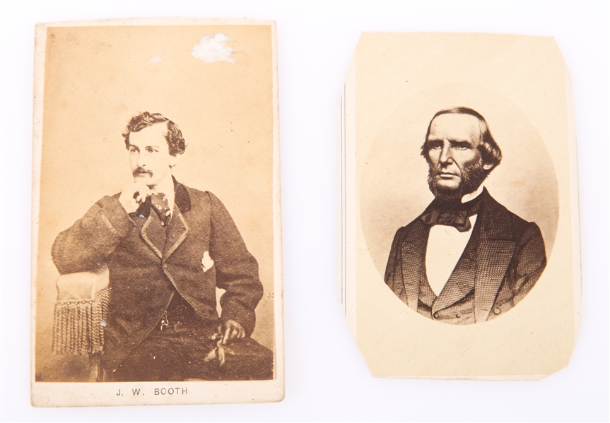 JOHN WILKES BOOTH AND BEN MCCULLOCH CDV