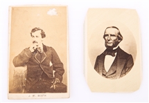 JOHN WILKES BOOTH AND BEN MCCULLOCH CDV