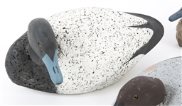 CORK BODY DUCK DECOYS - GOLDENEYE, BLUEBILL, TEAL