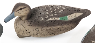 CORK BODY DUCK DECOYS - GOLDENEYE, BLUEBILL, TEAL