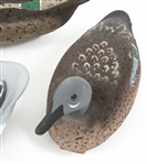 CORK BODY DUCK DECOYS - GOLDENEYE, BLUEBILL, TEAL