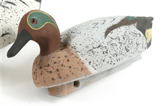 CORK BODY DUCK DECOYS - WIGEON, GOLDENEYE, BLACK DUCK