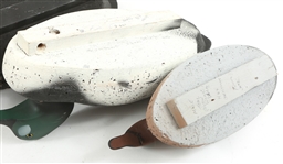 CORK BODY DUCK DECOYS - WIGEON, GOLDENEYE, BLACK DUCK