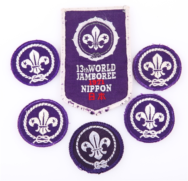 1971 BOY SCOUT 13TH WORLD JAMBOREE NIPPON PATCHES