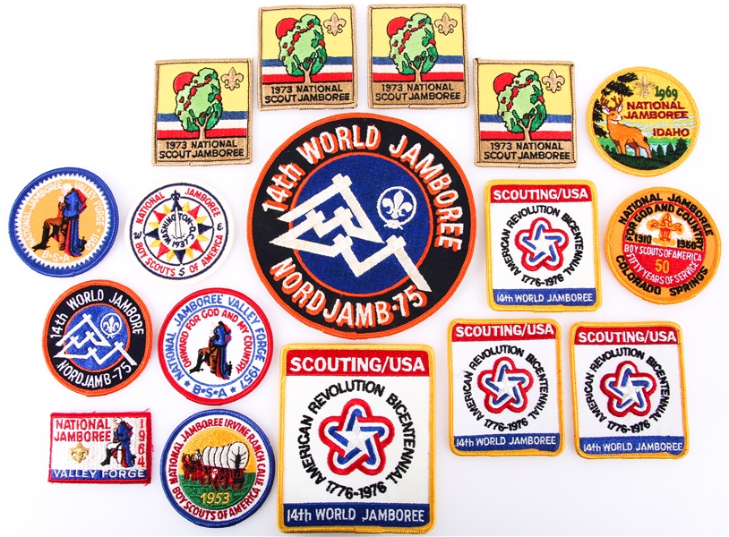 BOY SCOUTS JAMBOREE PATCHES - CONTEMPORARY PRODUCTION
