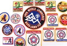BOY SCOUTS JAMBOREE PATCHES - CONTEMPORARY PRODUCTION