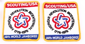 BOY SCOUTS JAMBOREE PATCHES - CONTEMPORARY PRODUCTION