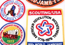 BOY SCOUTS JAMBOREE PATCHES - CONTEMPORARY PRODUCTION