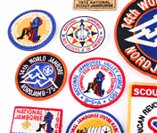 BOY SCOUTS JAMBOREE PATCHES - CONTEMPORARY PRODUCTION