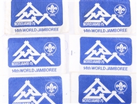 1975 BOY SCOUTS NORDJAMB 14TH WORLD JAMBOREE PATCHES