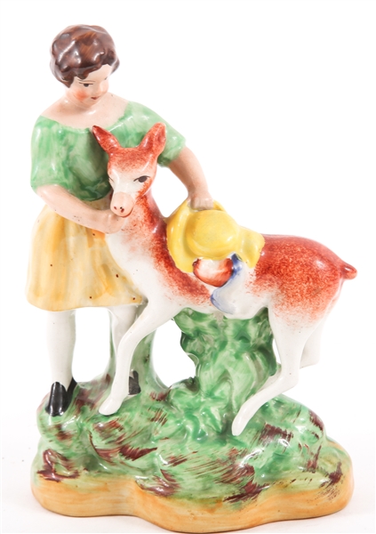 20TH CENTURY WILLIAM KENT STAFFORDSHIRE FIGURINE 
