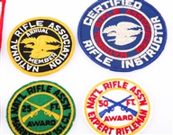 NRA BOY SCOUTS PATCHES & PINS - MEMBER, SHARPSHOOTER