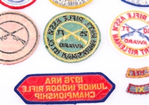 NRA BOY SCOUTS PATCHES & PINS - MEMBER, SHARPSHOOTER