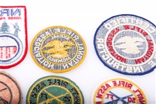 NRA BOY SCOUTS PATCHES & PINS - MEMBER, SHARPSHOOTER